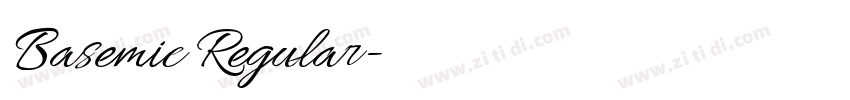 Basemic Regular字体转换 Basemic Regular字体转换